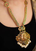 Vrinda Taranga Nakashi Gold Finish Haar