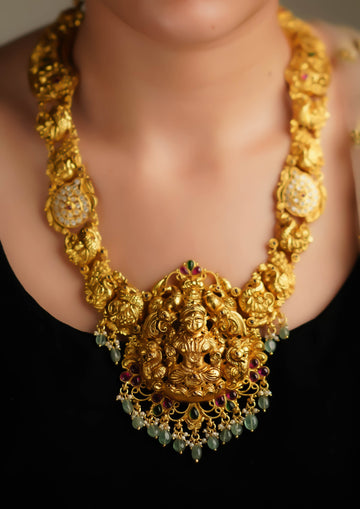 Svarna Vanya Nakashi Gold Finish Haar