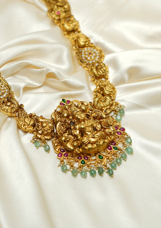 Svarna Vanya Nakashi Gold Finish Haar
