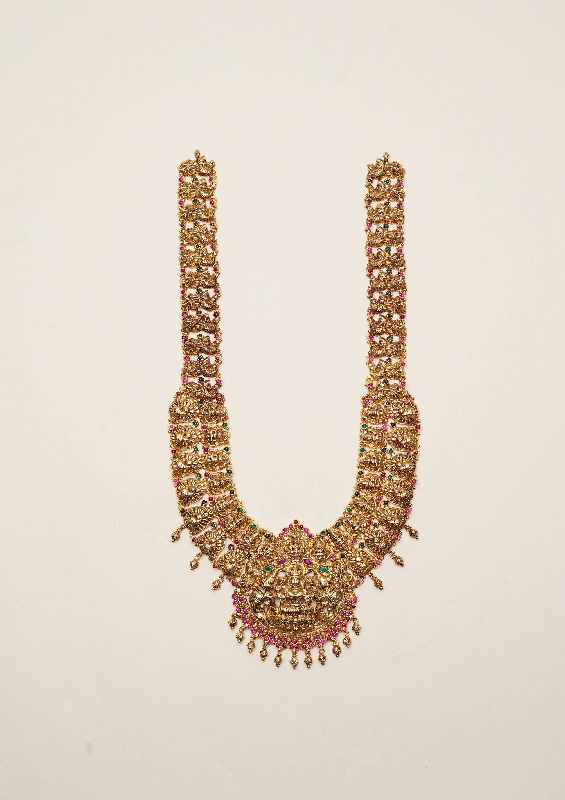 Svarna Malini Nakashi Gold Finish Haar
