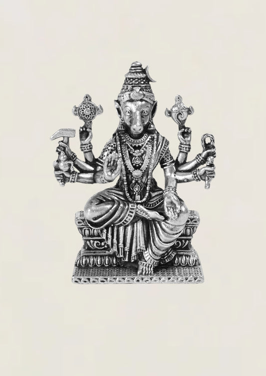 Varahi Devi - Pure 925 Silver Idol