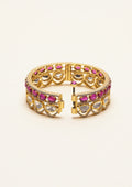 Amrita Saumya Polki Gold Finish Bangle Pair