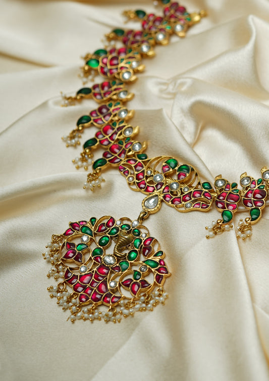 Shubha Mangala Kundan Gold Finish Necklace