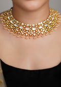 Vasundhara Harini Polki Gold Finish Necklace