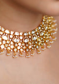 Vasundhara Harini Polki Gold Finish Necklace