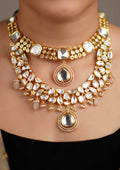 Abhijna Tarangini Polki Gold Finish Necklace