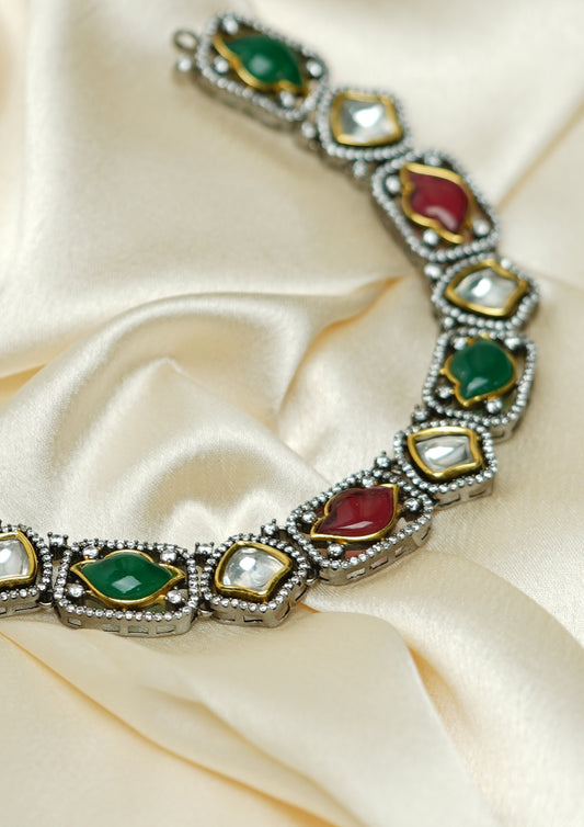 Shubha Vanya Polki Dual Tone Finish Necklace