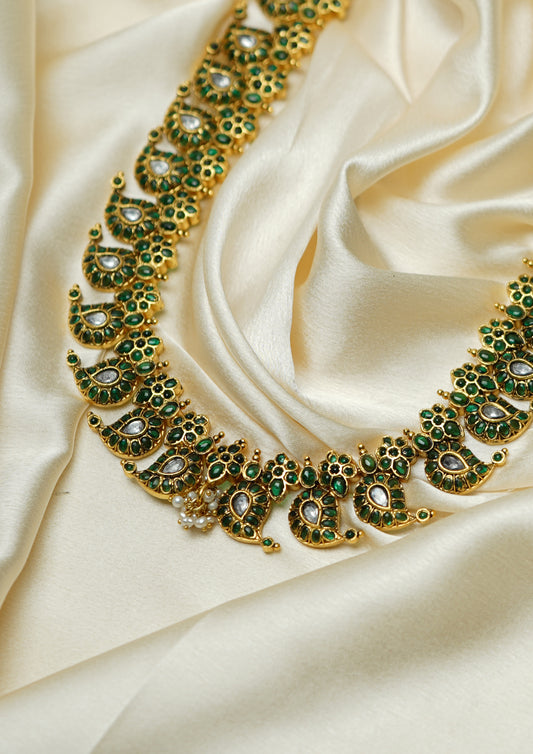 Svarna Nava Premium Gold Finish Necklace