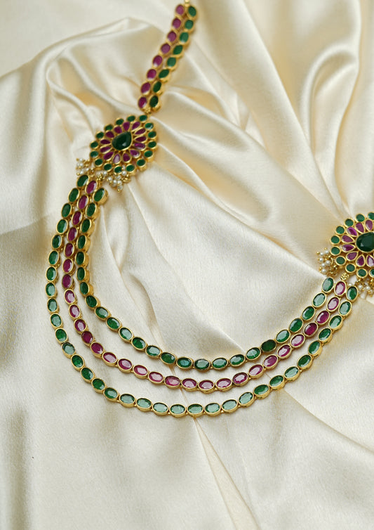 Hiranya Rupa Premium Gold Finish Necklace