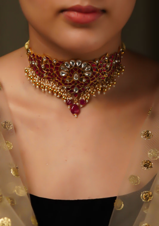 Vimala Taranga Kundan Gold Finish Choker