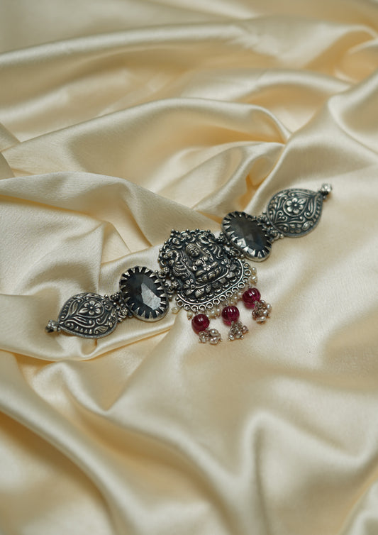 Vimala Lasya Limited Edition Oxidized Silver Finish Choker