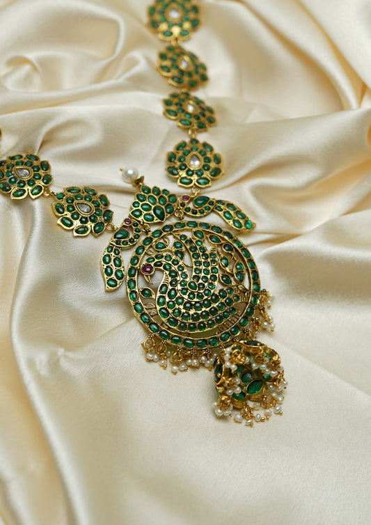 Divya Megharaaga Premium Gold Finish Haar