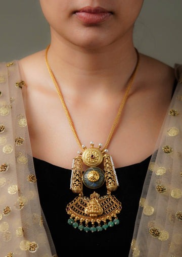 Chetana Samarpit Limited Edition Gold Finish Large Pendant